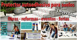 Floor protect, protector de suelo para obras, reformas, eventos, ferias